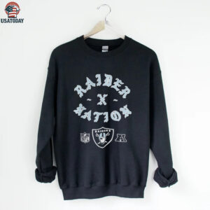 Las Vegas Raiders New Era Born x Raised logo shirt