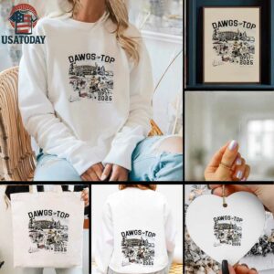 Dawgs on top Mississippi State Bulldogs vs Tennessee Vols 2025 game day shirt