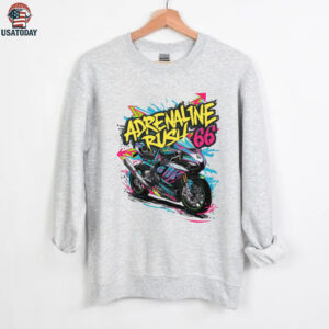 Adrenaline Rush Motorcycle T Shirt