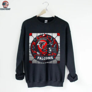 Atlanta Falcons Stained Glass Logo T Shirt