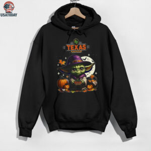 Baby Yoda Grogu Texas Roadhouse Halloween Star Wars Witch Pumpkin Funny T Shirt