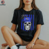 Baltimore Ravens Football Skull US Flag Graphic T Shirt
