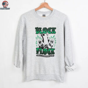 Block flock birds of a feather block together Philadelphia Eagles Football shirt