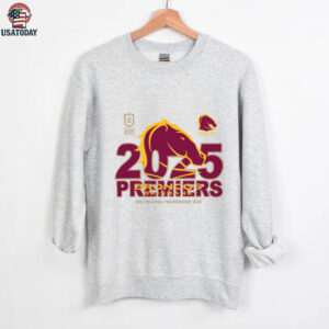 Brisbane Broncos 2025 NRL Premiership T Shirt