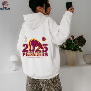 Brisbane Broncos 2025 NRL Premiership T Shirt