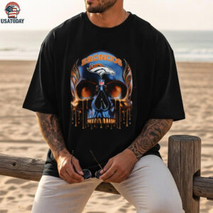 Broncos Fanatic Skull Shirt