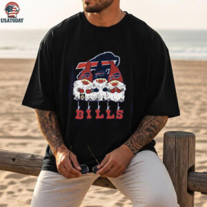Buffalo Bills Christmas Gnomes Holiday NFL Football T Shirt