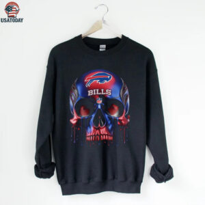 Buffalo Bills Dripping Skull Shirt