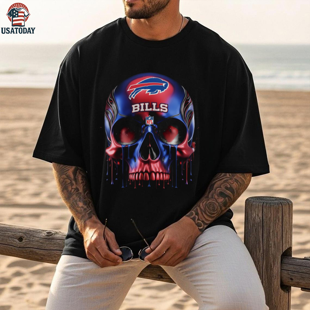Buffalo Bills Dripping Skull Shirt Buffalo Bills Dripping Skull Shirt