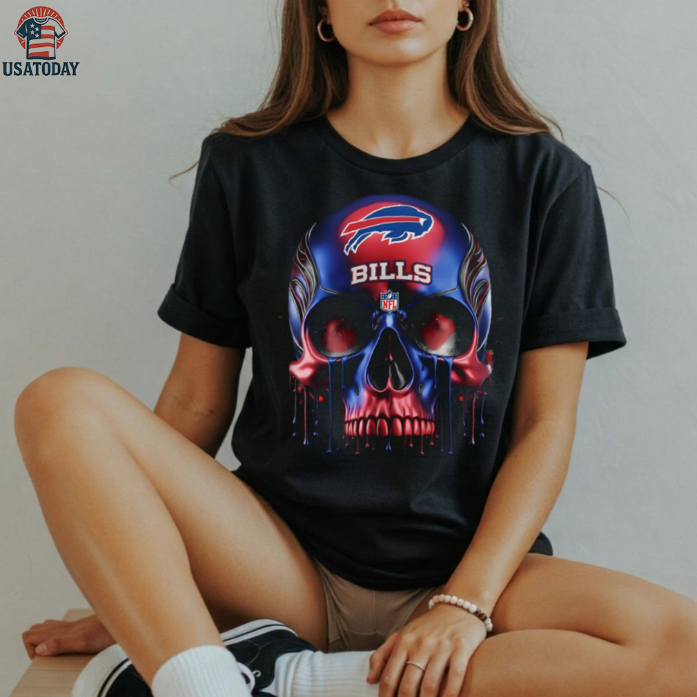Buffalo Bills Dripping Skull Shirt Buffalo Bills Dripping Skull Shirt
