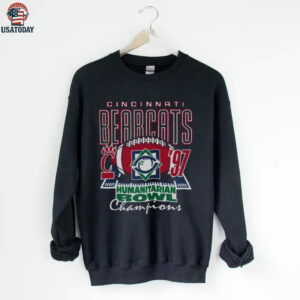 Cincinnati Bearcats Shop Cincinnati Bearcats 1997 Humanitarian Bowl Champions T Shirt
