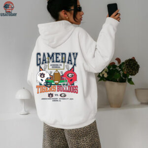 College Gameday Merch Auburn Tigers Football vs Georgia Bulldogs T Shirt