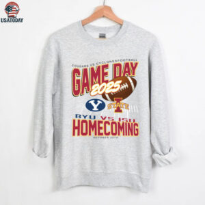 College Gameday Merch Iowa State Cyclones Homecoming Football vs BYU Cougars T Shirt