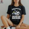 Colorado Rockies Snoopy Peanuts Car Baseball T Shirt