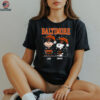 Custom Baltimore Orioles Holiday Baseball Shirt, Snoopy Charlie Brown Christmas Tee with Santa Hat, Cute MLB Fan Gift Idea
