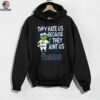 Custom Detroit Tigers Christmas Shirt, Grinch Santa Baseball Tee with Quote They Hate Us Ain’t Us, Funny MLB Fan Gift