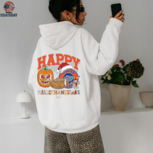 Custom Florida Gators HalloThanksMas Shirt, Cute Holiday Tee with Pumpkin Santa Hat Football, NCAA Gift for Halloween Thanksgiving Christmas