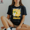 Custom Pittsburgh Pirates Christmas Shirt, Grinch Santa Baseball Tee with Quote They Hate Us Ain’t Us, Funny MLB Gift Idea