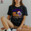 Custom Washington Huskies HalloThanksMas Shirt, Cute Holiday Tee with Pumpkin Santa Hat Football, NCAA Gift for Halloween Thanksgiving Christmas