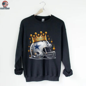 Dallas Cowboys Crowned King Helmet T Shirt