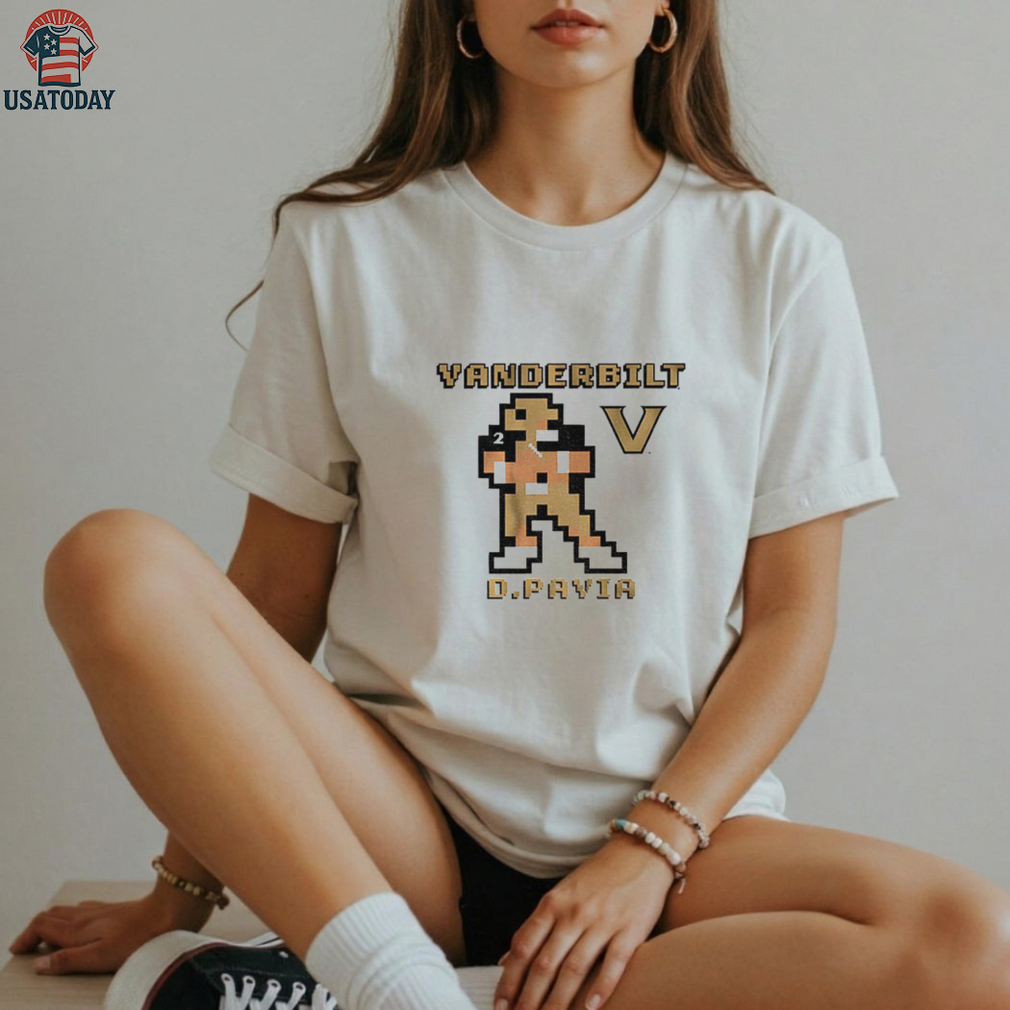 Diego Pavia 8 bit Retro Baller Vanderbilt Commodores football shirt Diego Pavia 8 bit Retro Baller Vanderbilt Commodores football shirt