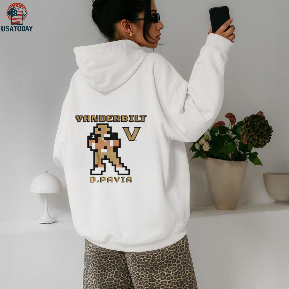 Diego Pavia 8 bit Retro Baller Vanderbilt Commodores football shirt Diego Pavia 8 bit Retro Baller Vanderbilt Commodores football shirt