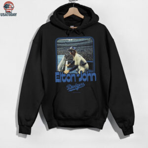 Dodger Merch Center Field Elton John X Dodger Stadium Duke T Shirt