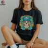 Dolphins Dia de los Muertos Skull Tee