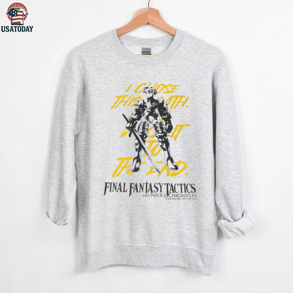 Final Fantasy Tactics The Ivalice Chronicles Knight I Chose This Path T Shirt Final Fantasy Tactics The Ivalice Chronicles Knight I Chose This Path T Shirt