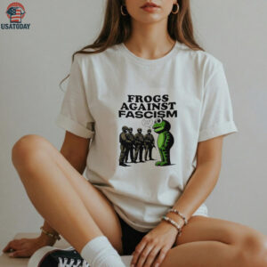 Frogs Against Fascism fuck ice shirt