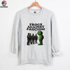 Frogs Against Fascism fuck ice shirt