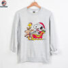 Funny Snoopy Santa Sleigh Ride Christmas T Shirt