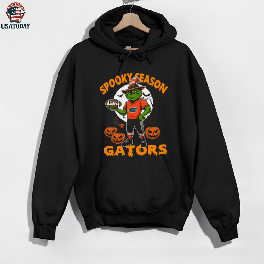 Funny Spooky Season Florida Gators Shirt – NCAA Football Tee – Custom Name Grinch Halloween College Fan Gear Funny Spooky Season Florida Gators Shirt – NCAA Football Tee – Custom Name Grinch Halloween College Fan Gear