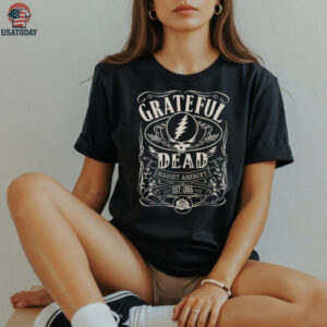 Grateful Dead Haight Ashbury Poster T Shirt Liquid Blue Merch