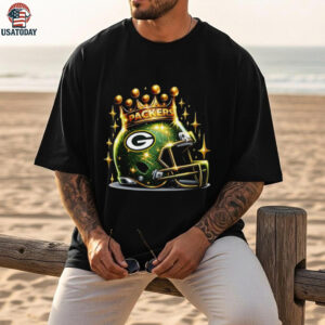 Green Bay Packers Crowned Helmet Tee