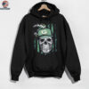 Green Bay Packers Football Skull Flag T Shirt