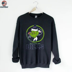 Grinch I Hate People But I Love My Buffalo Bills Christmas T Shirt