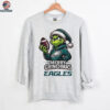 Grinch Merry Grinchmas Philadelphia Eagles football team logo shirt
