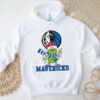 Grinch Santa Hat Christmas Tee, Personalized Dallas Mavericks Holiday Shirt with Lights Scarf, Funny NBA Fan Gift