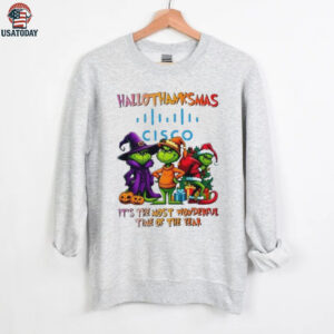 Grinch x Cisco happy HalloThanksMas it’s the most wonderful time of the year shirt