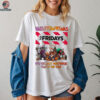 Halloween Thanksgiving Christmas Shirt Horror Movies X TGI Fridays Hallothanksmas Tee