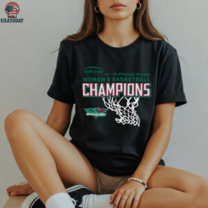 Horizon League Regular Season 2025 Women’s Basketball Green Bay Phoenix Champions T Shirt