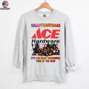 Horror Movies X Ace Hardware Tyson It’S The Most Wonderful Time Of The Year Happy Hallothanksmas Shirt