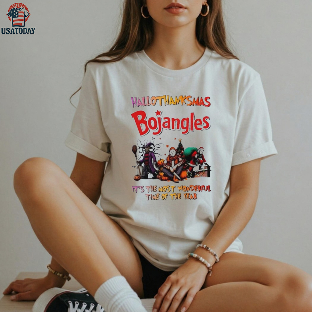 Horror Movies x Bojangles happy HalloThanksMas it’s the most wonderful time of the year shirt Horror Movies x Bojangles happy HalloThanksMas it’s the most wonderful time of the year shirt