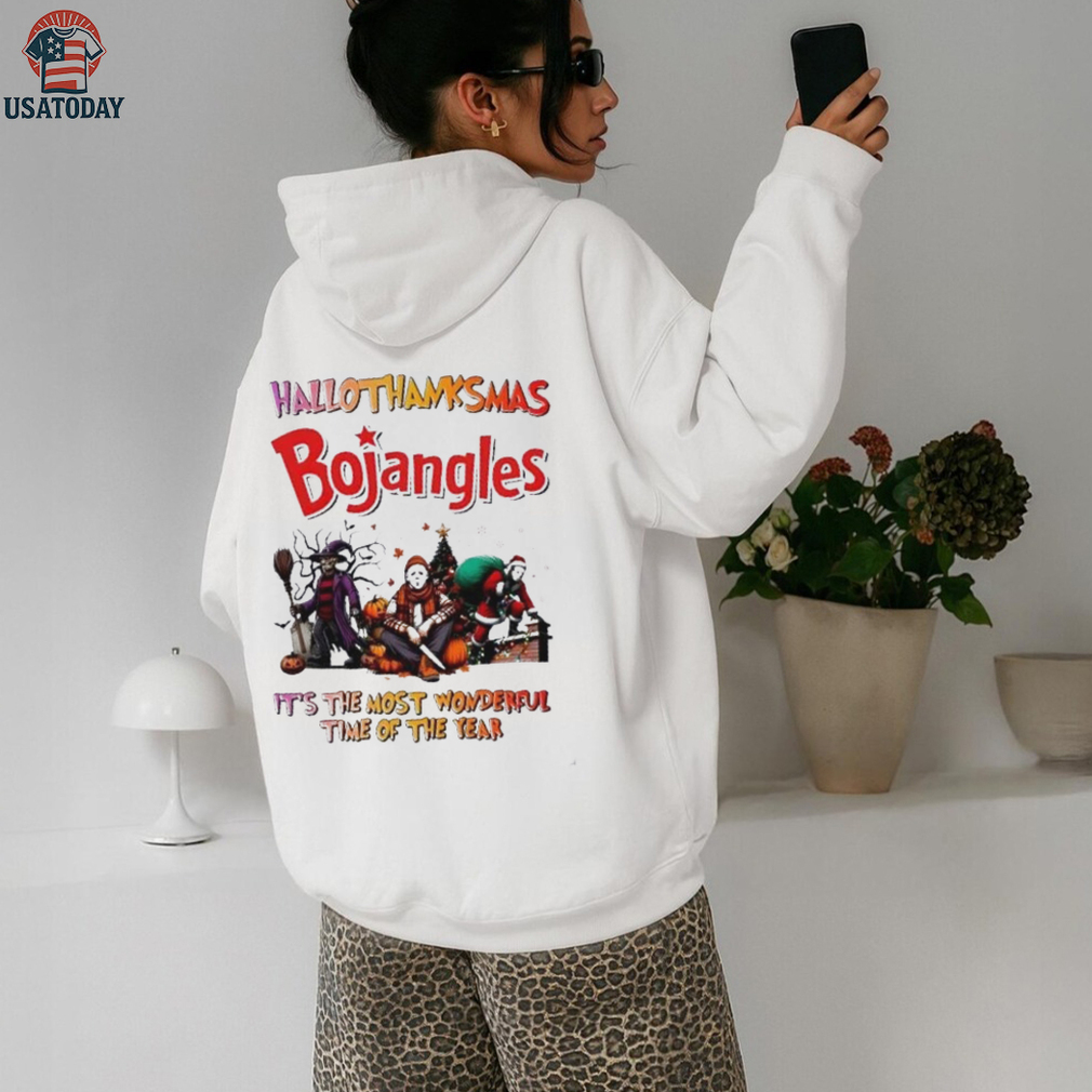 Horror Movies x Bojangles happy HalloThanksMas it’s the most wonderful time of the year shirt Horror Movies x Bojangles happy HalloThanksMas it’s the most wonderful time of the year shirt