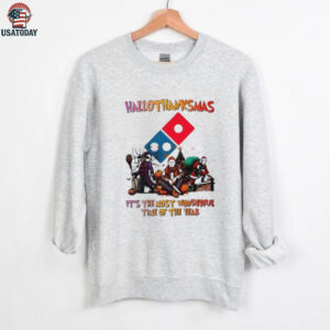 Horror Movies x Domino’s Pizza happy HalloThanksMas it’s the most wonderful time of the year shirt