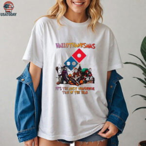 Horror Movies x Domino’s Pizza happy HalloThanksMas it’s the most wonderful time of the year shirt