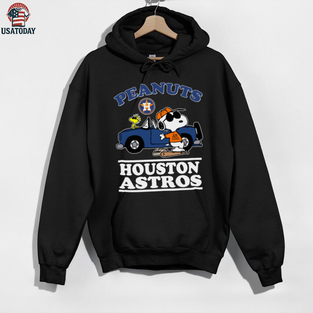 Houston Astros Snoopy Peanuts Car Baseball T Shirt Houston Astros Snoopy Peanuts Car Baseball T Shirt
