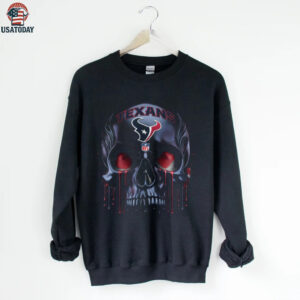 Houston Texans Skull & Blood Drip Tee