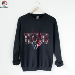 Houston Texans Skull & Floral Fan Tee